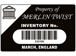 Scanmark barcode label (logo / full design), 32mm x 50mm