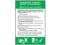 Conserve energy electricity pocket guide.