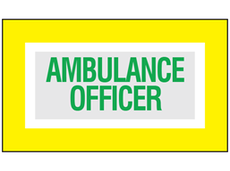 Ambulance officer safety armband