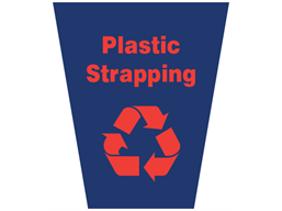 Plastic strapping waste sack