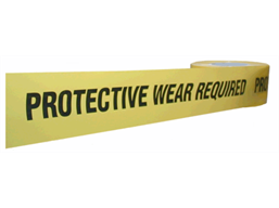 Protective wear required barrier tape