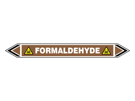 Formaldehyde flow marker label.