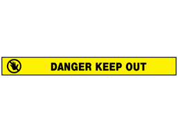 Danger, keep out barrier tape