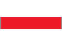 Red fluorescent tape