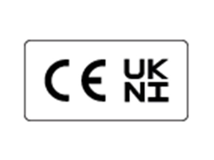 CE and UKNI symbol labels.
