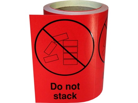 Do not stack shipping label.