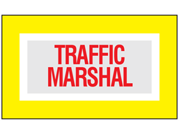 Traffic marshal safety armband