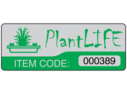 Assetmark foil serial number label (logo / full design), 19mm x 50mm