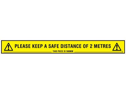 Social Distancing Floor Tape