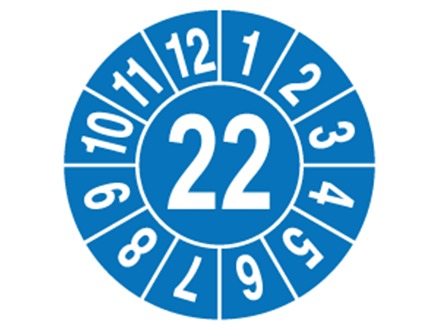 Inspection 22 and month label