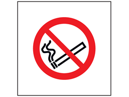 No smoking symbol safety sign.