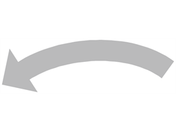 Anti-clockwise grey arrow label