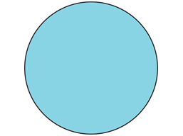 Light blue inventory dot label