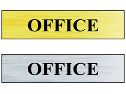 Office public area sign