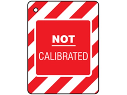 Not calibrated tag.