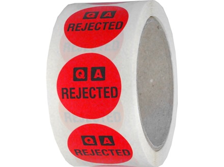 QA Rejected label | ZL3080 | Label Source