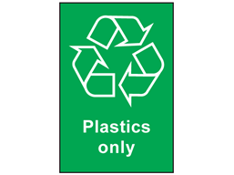 recycling sign waste point plastics signs clinical signage labelsource segregation