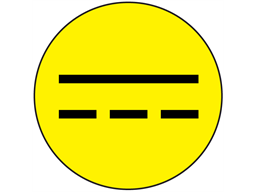 Direct current symbol label.