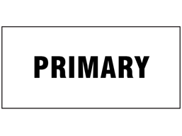 Primary pipeline identification tape.