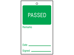 Passed tag