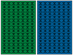 Multipurpose letters and numbers, 12mm x 8.5mm