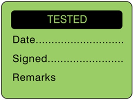 Tested fluorescent label