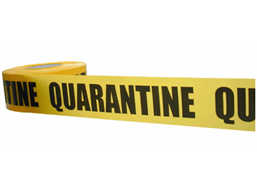 Quarantine barrier tape