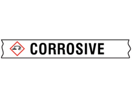 Corrosive GHS tape.