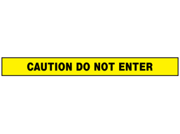Caution do not enter barrier tape