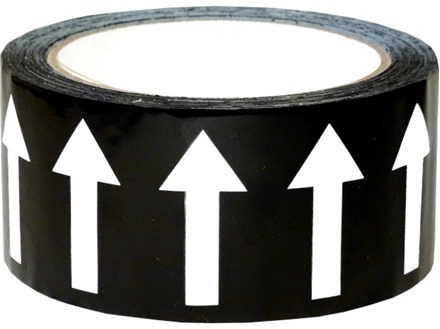 Flow indication tape for effluent