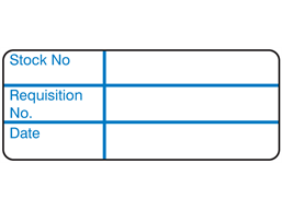 Stock number label