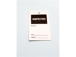 Inspected tag