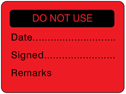 Do not use fluorescent label