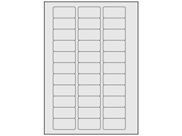 Silver polyester laser labels