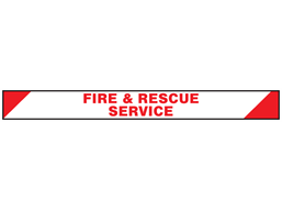 Fire & Rescue service barrier tape