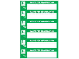 Waste segregation label