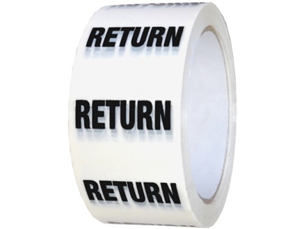 Return pipeline identification tape.