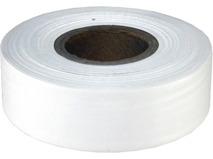 White flagging tape