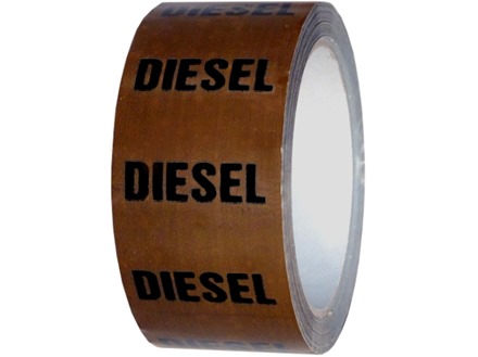 Diesel pipeline identification tape.