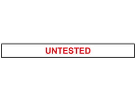 Untested tape