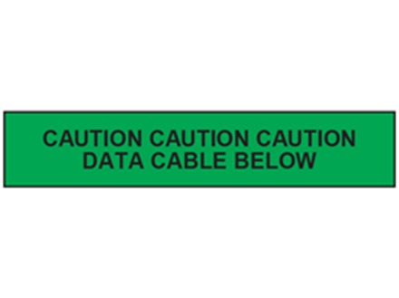 Caution data cable below tape.