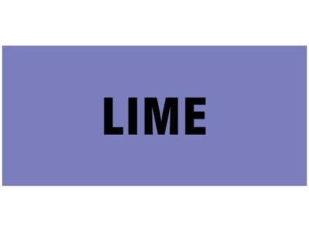 Lime pipeline identification tape.