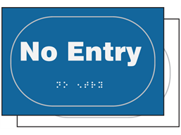 No entry sign.