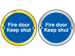 Fire door keep shut symbol door sign.