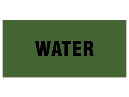 Water pipeline identification tape.