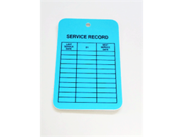 Service record tag.