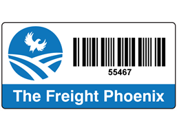 Logo/Full Design Barcode Label (25 x 50mm)