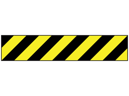 Anti-slip tape, black and yellow chevron