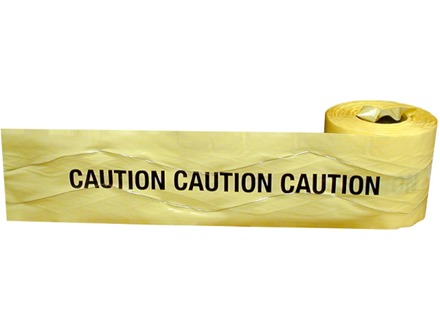 Caution tape.