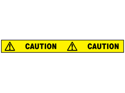 Caution barrier tape
